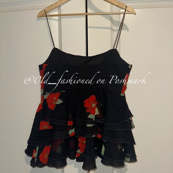 Price Firm - ZARA Bloggers Fav Floral Print Ruffled Top - Picture 13 of 15